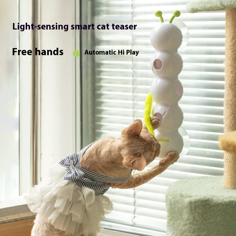 Smart Motion Cat Toy – Rechargeable Interactive Tail Teaser