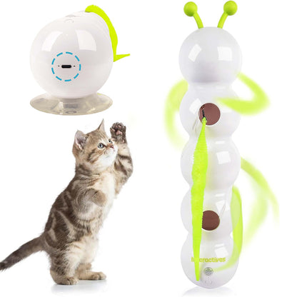 Smart Motion Cat Toy – Rechargeable Interactive Tail Teaser