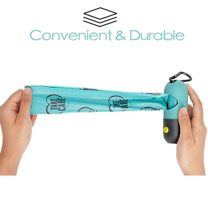 LED Pet Waste Bag Dispenser With Light Capsule Dog Toilet Picker