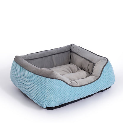 Calming Plush Dog Crate, Bed Washable Anti-Anxiety Mat