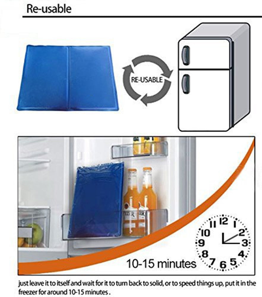 Dog Cooling Mat Pet Ice Pad Teddy Mattress Pet Cool Mat Bed Cat Cushion