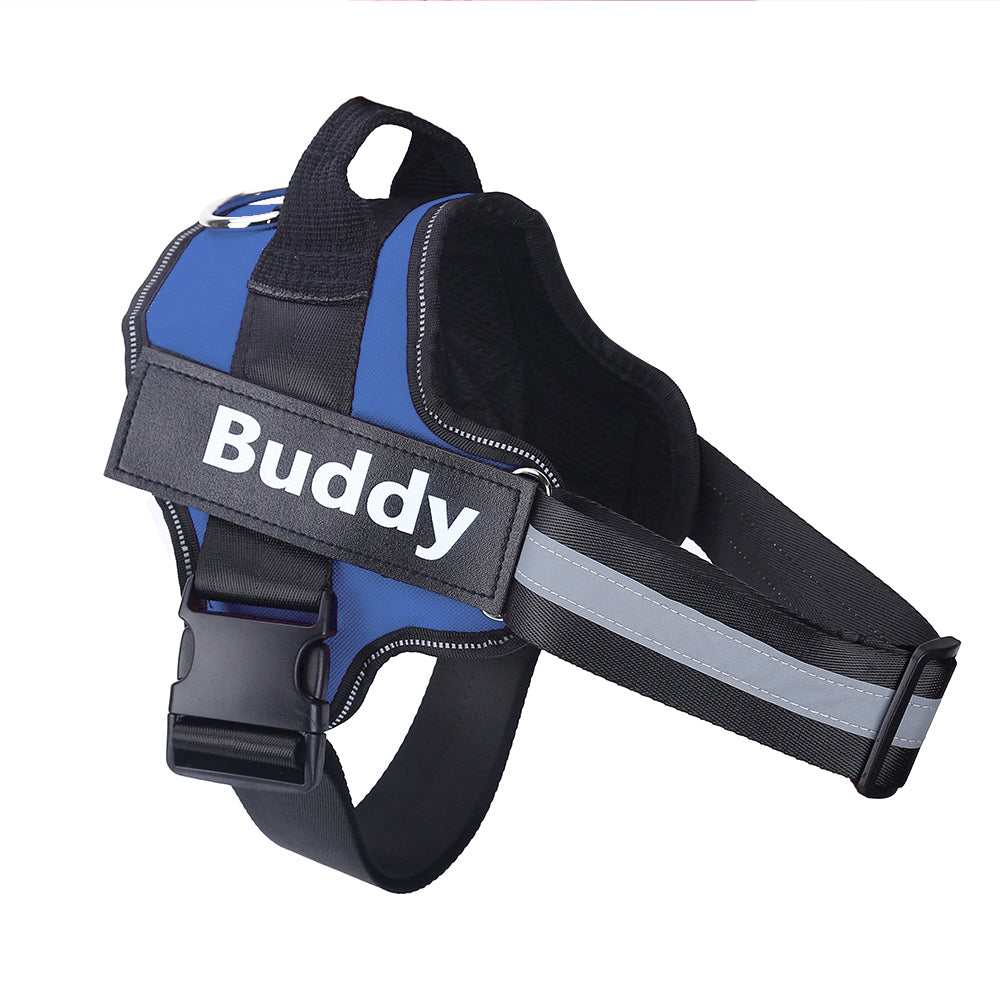 Custom No-Pull Dog Harness, Reflective Adjustable Vest