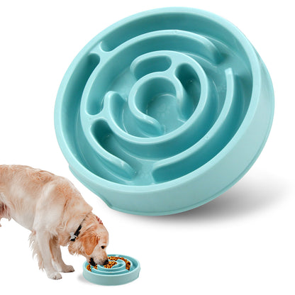 Silicone Slow Feeder Dog Bowl, Anti-Choking Puzzle Feeder