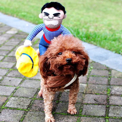 Funny Halloween Dog Costumes – Adjustable Scary Pet Cosplay Party Outfit