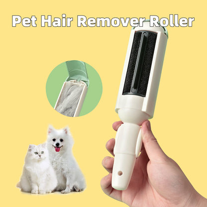 Pet Hair Remover Roller Comfy Non-Slip Handle Dog Cat