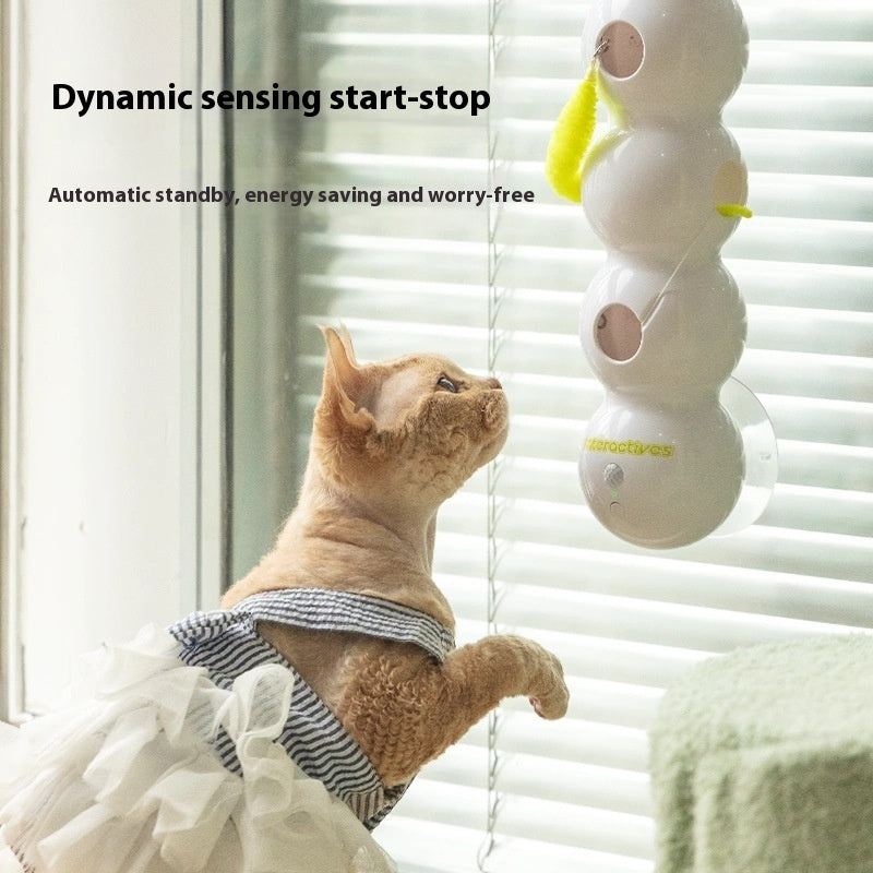 Smart Motion Cat Toy – Rechargeable Interactive Tail Teaser