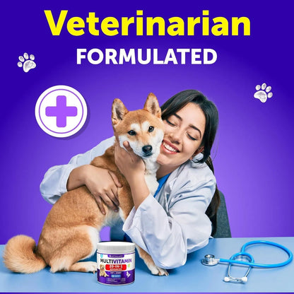 Dog Multivitamin Chewable With Glucosamine 20 In 1 Dog Vitamins And Supplements