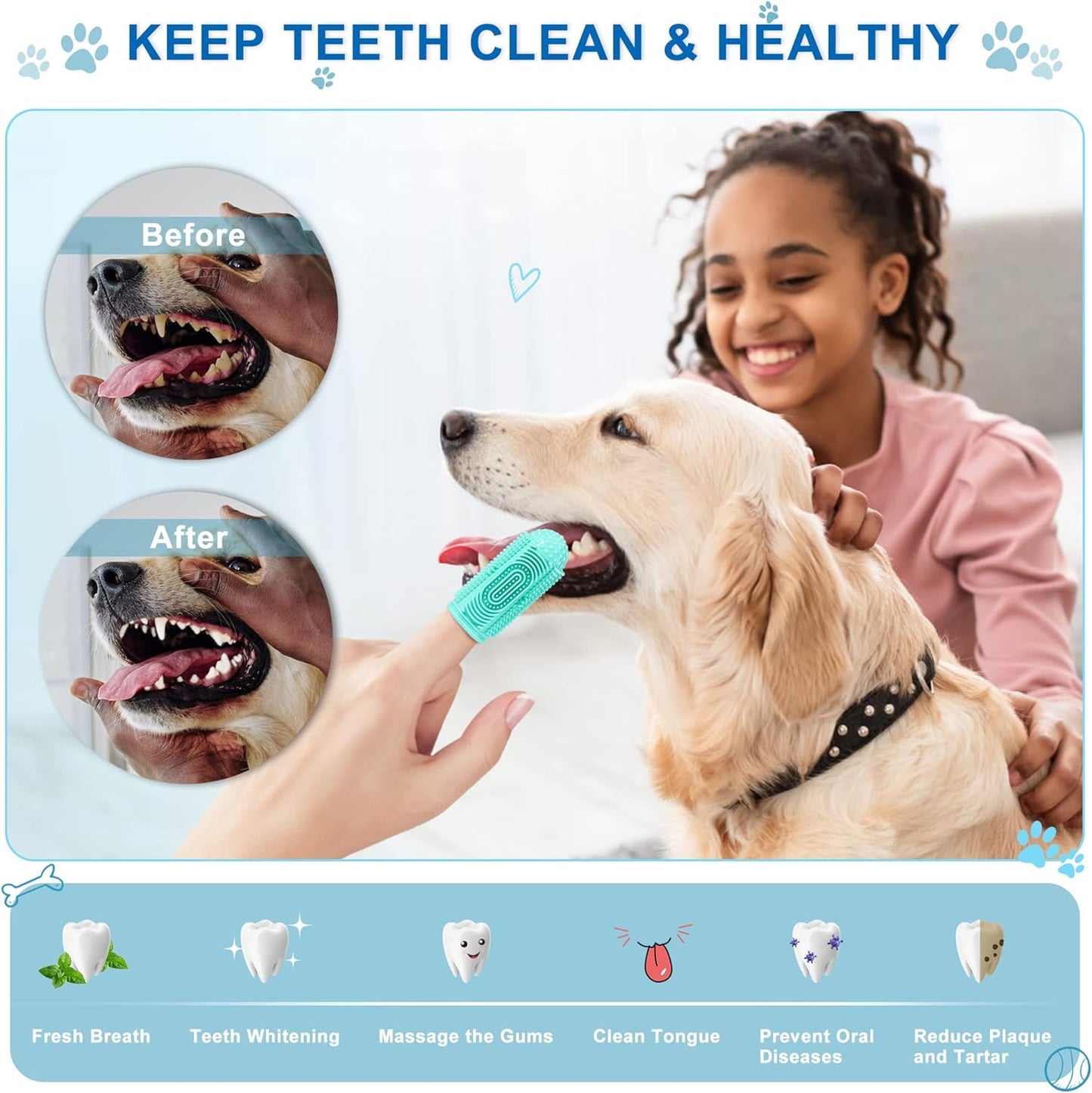 Dental Care Cat Toothbrush Dog Tooth Brush Puppy Toothbrush Pet Toothbrush